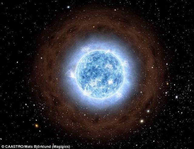 之前家研究分析当恒星进入 末期,处于不稳定,非常炽热的蓝超巨星阶段