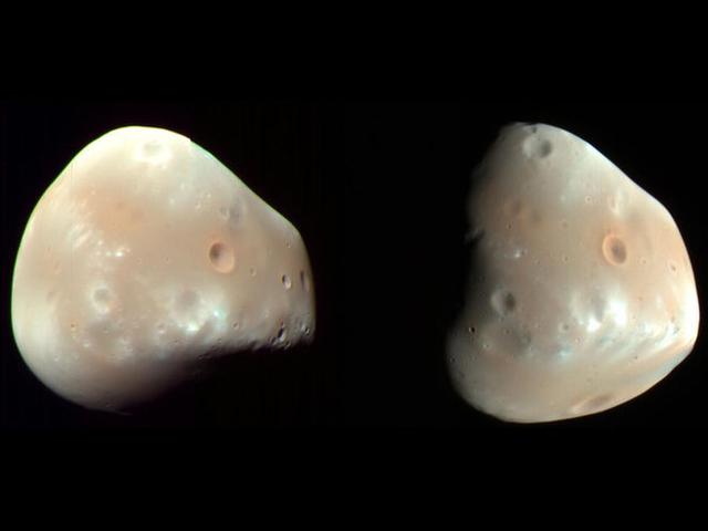 科学家发现火星最小卫星更像一颗小行星