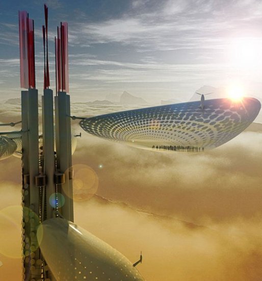 "科技树"摩天大楼将问世 长有浮动"叶片"