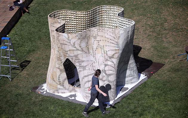 加州大学展示全球首款3d粉末打印建筑