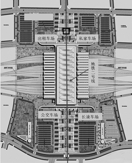 西安北站结构图片
