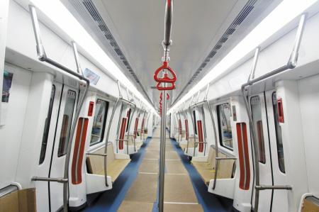 宁波地铁2号线列车定型 长118米定员载客1460人