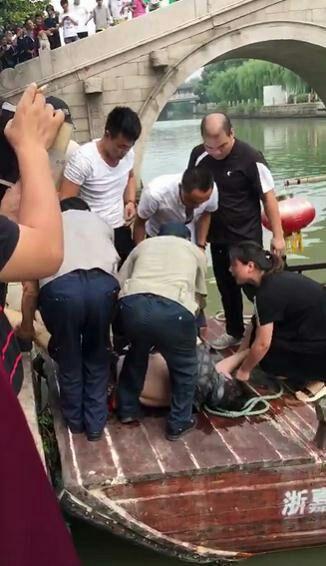 突发！一游客在嘉兴某景区失足溺水还在危险期