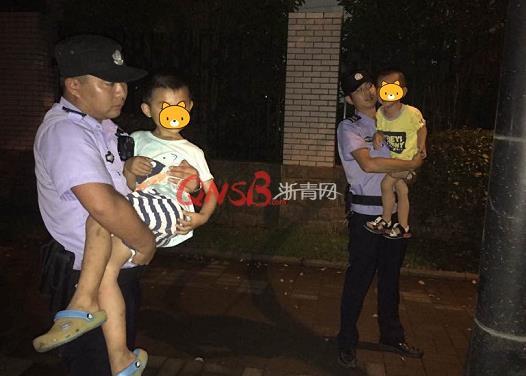 凌晨两点杭州街头 5岁哥哥带着3岁弟弟找爸妈