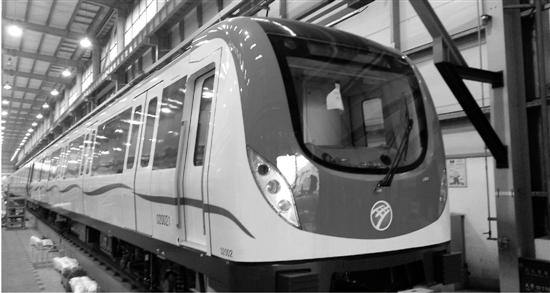 宁波地铁2号线列车亮相 高清无死角探头覆盖车厢