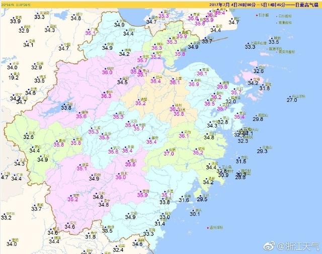 35.5℃！出梅第一天 杭州就是标准高温天