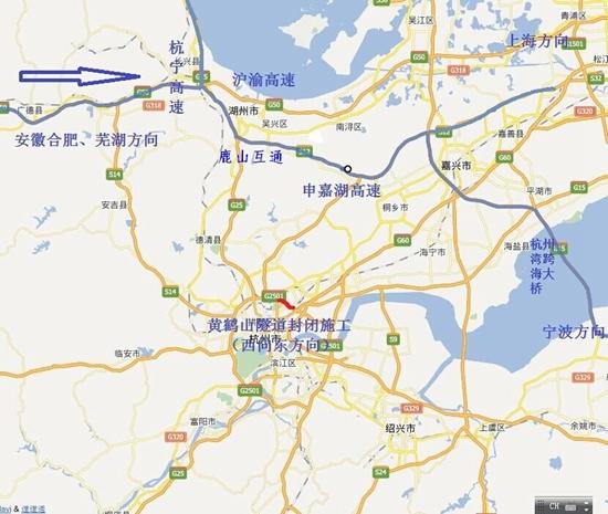 黄鹤山隧道今天封闭 杭州绕城北线下周可能很堵