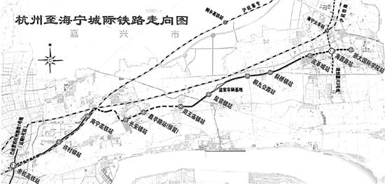 杭海城际铁路下月全线开工 4年后建成通车