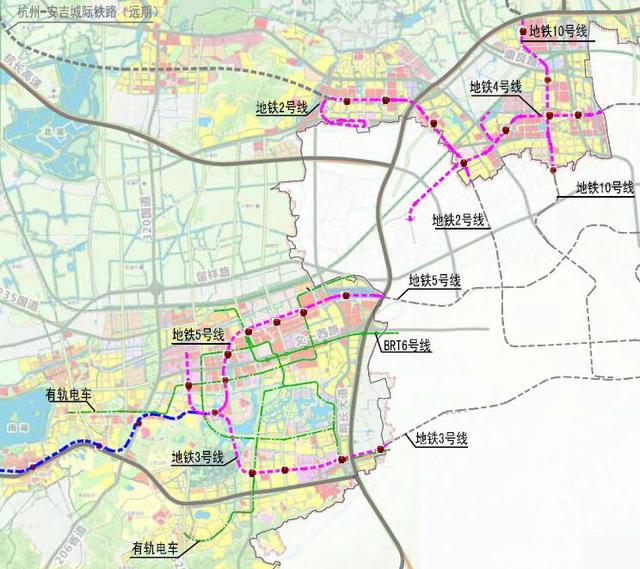 杭州余杭未来5年交通规划出炉 涉及6条地铁线