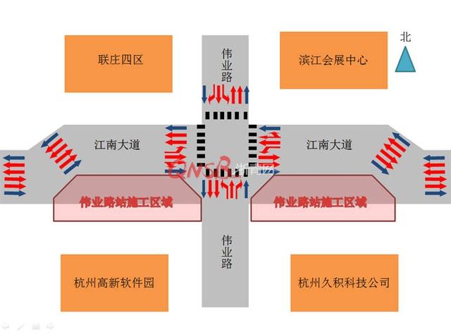 地铁6号线滨江段建设提速 业路站主体结构明开工