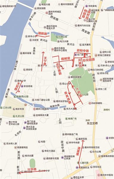 衢州城区9处路段拟改单行 下半年至明年分段实施