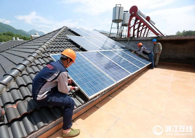 台州仙居有个“光伏村” 居民晒着太阳能挣钱