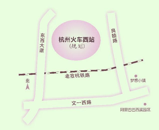 杭州火车西站位置确定了？投资额确定为150亿元