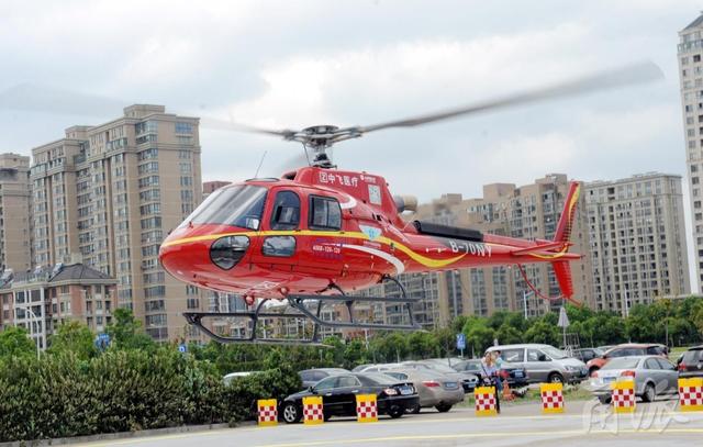 急救直升机宁波首飞 病人从余姚送杭州仅需29分钟