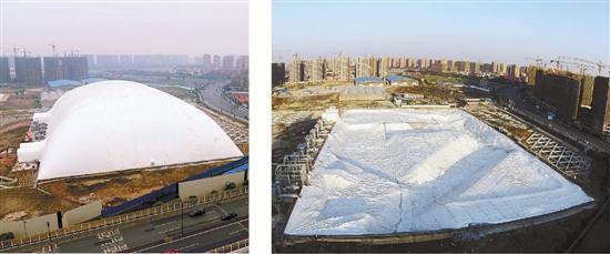 杭州2万平米防臭大棚拆除 尚未处理完被污染土壤