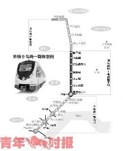 杭州地铁9号线一期工程线路调整 南北起点有改动