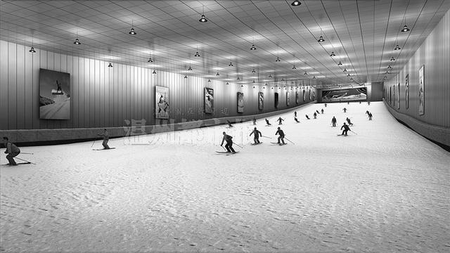 重庆际华园室内滑雪场