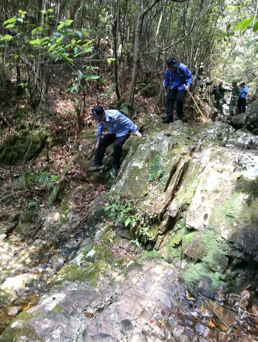 温州文成警民不分昼夜搜救 深山被困男子终获救