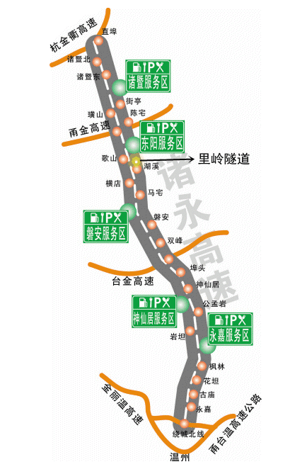 政永高速路线图图片