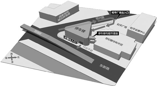 杭州市中心最大停车楼开放 452个车位目前很空